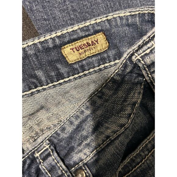 Silver Jeans Tuesday Bootcut Jeans Women's 29x33 Blue Denim Stretch - Picture 3 of 11